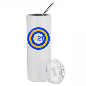 Captain T21 Shield - Down Syndrome Awareness Stainless Steel Tumbler