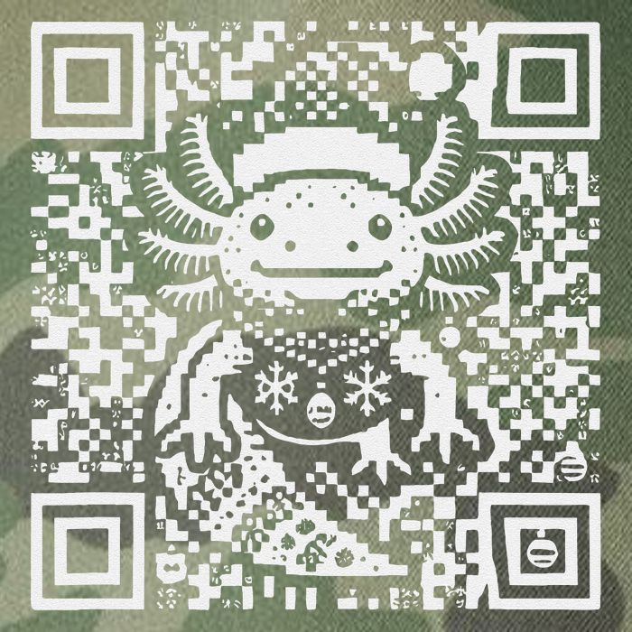 Christmas Axolotl Qr Code Ugly Legacy Tie Dye Trucker Hat