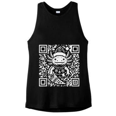 Christmas Axolotl Qr Code Ugly Ladies PosiCharge Tri-Blend Wicking Tank