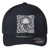 Christmas Axolotl Qr Code Ugly Flexfit Unipanel Trucker Cap