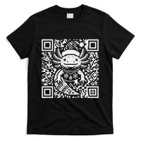 Christmas Axolotl Qr Code Ugly T-Shirt