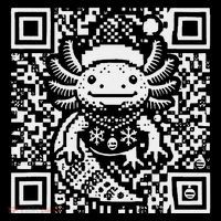 Christmas Axolotl Qr Code Ugly Coffee Mug