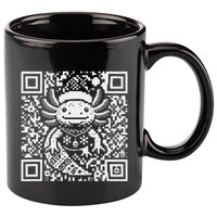 Christmas Axolotl Qr Code Ugly 11oz C Handle Ceramic Mug