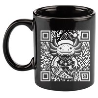 Christmas Axolotl Qr Code Ugly 11oz C Handle Ceramic Mug