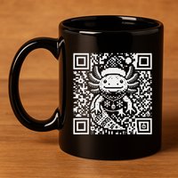Christmas Axolotl Qr Code Ugly 11oz C Handle Ceramic Mug