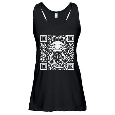 Christmas Axolotl Qr Code Ugly Ladies Essential Flowy Tank