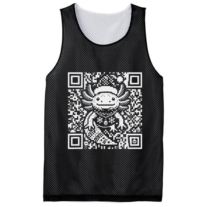 Christmas Axolotl Qr Code Ugly Mesh Reversible Basketball Jersey Tank