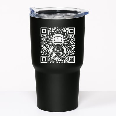 Christmas Axolotl Qr Code Ugly Tumbler