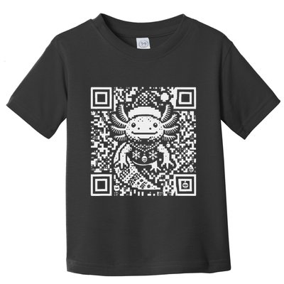 Christmas Axolotl Qr Code Ugly Toddler T-Shirt