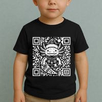 Christmas Axolotl Qr Code Ugly Toddler T-Shirt