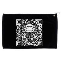 Christmas Axolotl Qr Code Ugly Grommeted Golf Towel