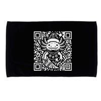 Christmas Axolotl Qr Code Ugly Microfiber Hand Towel