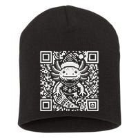 Christmas Axolotl Qr Code Ugly Short Acrylic Beanie