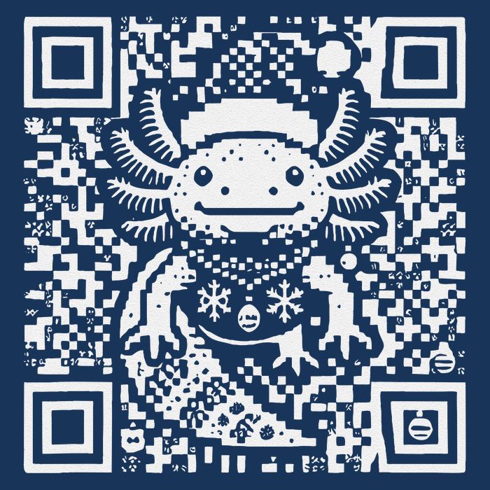 Christmas Axolotl Qr Code Ugly Infant Baby Jersey Bodysuit