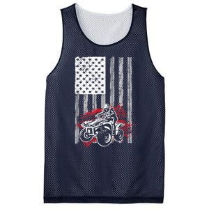 Cool ATV Quad Racing Squad USA Flag 4 Wheeler Mesh Reversible Basketball Jersey Tank