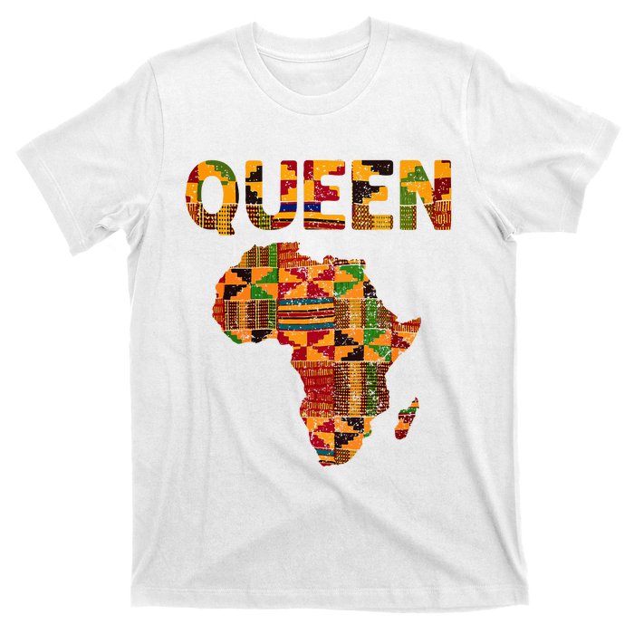 Cool African Queen Art Kente Cloth Africa Ghana T-Shirt