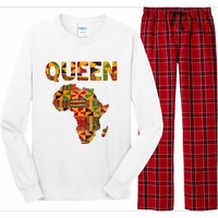 Cool African Queen Art Kente Cloth Africa Ghana Long Sleeve Pajama Set