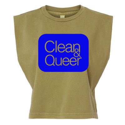 CLEAN AND QUEER Garment-Dyed Women's Muscle Tee