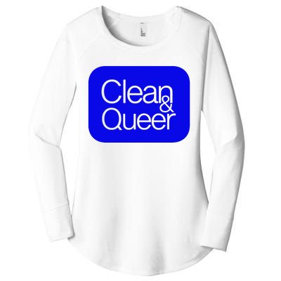 CLEAN AND QUEER Women's Perfect Tri Tunic Long Sleeve Shirt