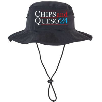 Chips And Queso 2024 Funny Political Election Foodie Legacy Cool Fit Booney Bucket Hat