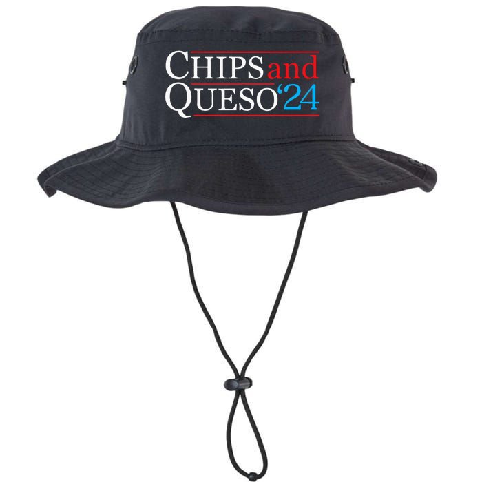 Chips And Queso 2024 Funny Political Election Foodie Legacy Cool Fit Booney Bucket Hat