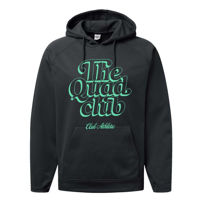 Club Athletic Quad Club Performance Fleece Hoodie