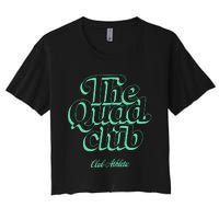 Club Athletic Quad Club Women's Crop Top Tee