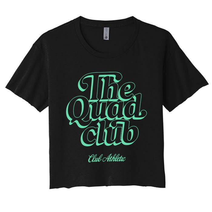 Club Athletic Quad Club Women's Crop Top Tee