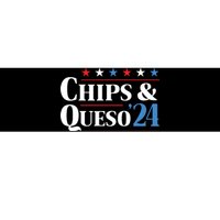 Chips And Queso 2024 Funny Presidential Election 2024 Bumper Sticker