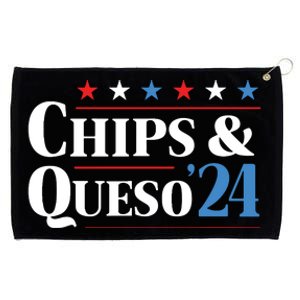 Chips And Queso 2024 Funny Presidential Election 2024 Grommeted Golf Towel