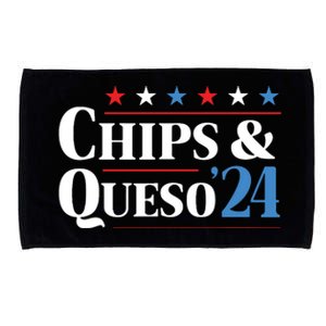 Chips And Queso 2024 Funny Presidential Election 2024 Microfiber Hand Towel