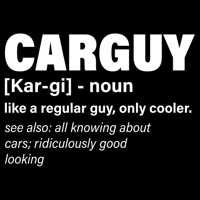 Car Guy Definition Classic Funny Cooling Performance Crew T-Shirt