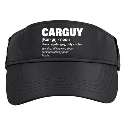 Car Guy Definition Classic Funny Adult Drive Performance Visor