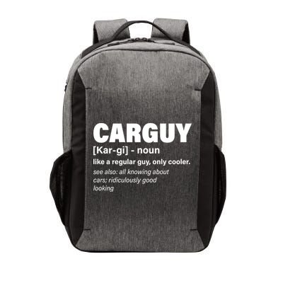 Car Guy Definition Classic Funny Vector Backpack