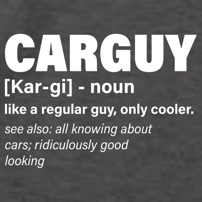 Car Guy Definition Classic Funny Vector Backpack