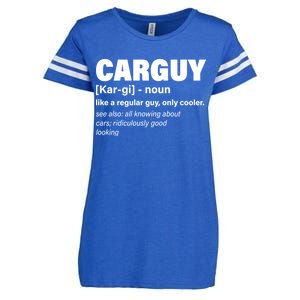 Car Guy Definition Classic Funny Enza Ladies Jersey Football T-Shirt