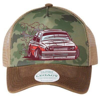 Car Motorsport Drifting Legacy Tie Dye Trucker Hat