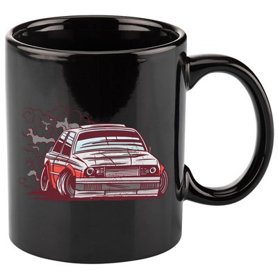 Car Motorsport Drifting 11oz C Handle Ceramic Mug
