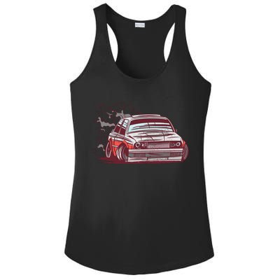 Car Motorsport Drifting Ladies PosiCharge Competitor Racerback Tank