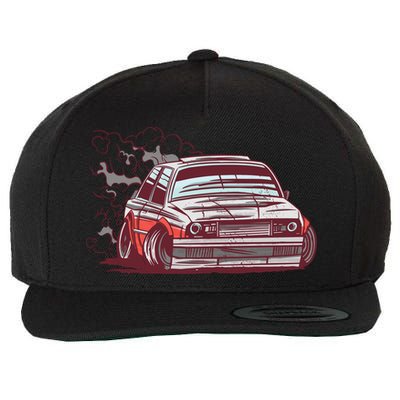 Car Motorsport Drifting Wool Snapback Cap