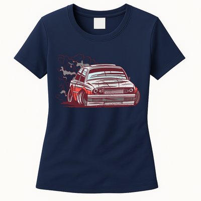 Car Motorsport Drifting Womens T-Shirt