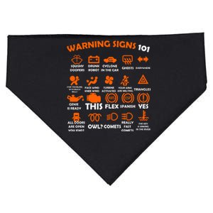 Car Warning Signs 101 Funny USA-Made Doggie Bandana