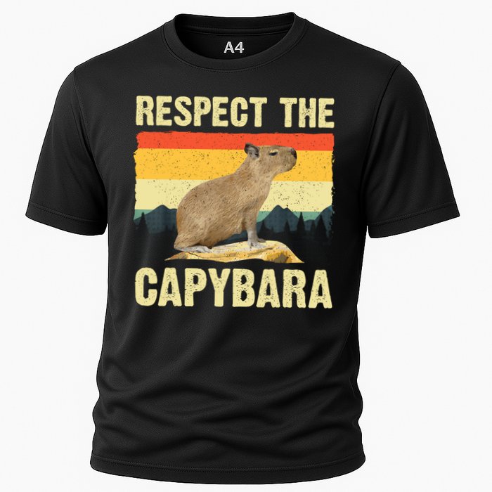 Capybara Art Rodent Animal Lover Capybara Cooling Performance Crew T-Shirt