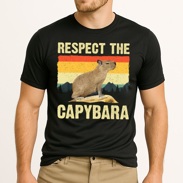 Capybara Art Rodent Animal Lover Capybara Cooling Performance Crew T-Shirt