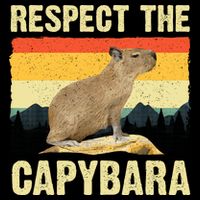 Capybara Art Rodent Animal Lover Capybara Cooling Performance Crew T-Shirt