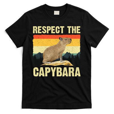 Capybara Art Rodent Animal Lover Capybara T-Shirt