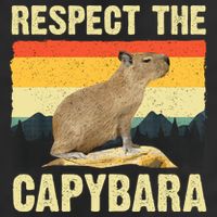 Capybara Art Rodent Animal Lover Capybara Adult Drive Performance Visor