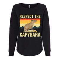 Capybara Art Rodent Animal Lover Capybara Womens California Wash Sweatshirt