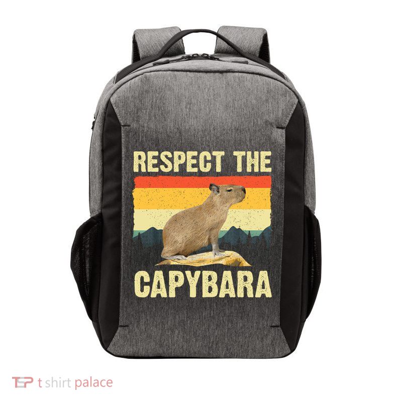 Capybara Art Rodent Animal Lover Capybara Vector Backpack