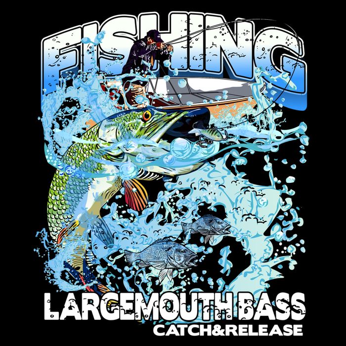 Catch And Release Largemouth Bass Fishing Backpack